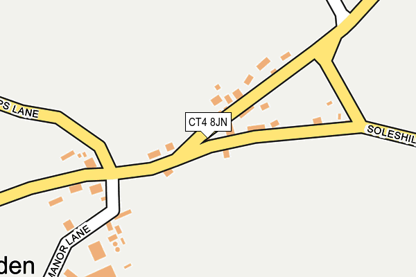 CT4 8JN map - OS OpenMap – Local (Ordnance Survey)