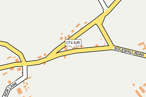 CT4 8JR map - OS OpenMap – Local (Ordnance Survey)