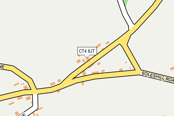 CT4 8JT map - OS OpenMap – Local (Ordnance Survey)