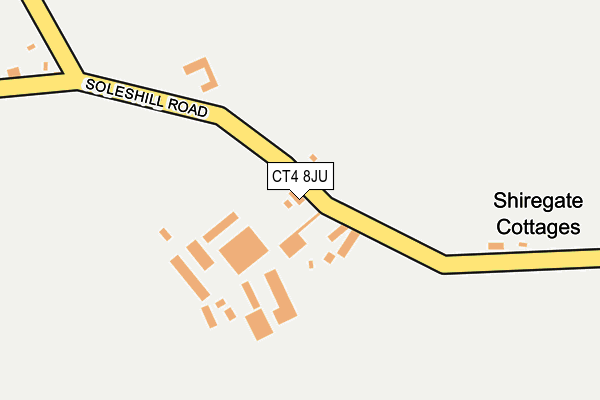 CT4 8JU map - OS OpenMap – Local (Ordnance Survey)
