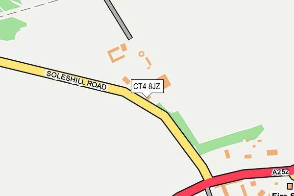 CT4 8JZ map - OS OpenMap – Local (Ordnance Survey)