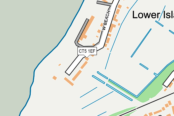 CT5 1EF map - OS OpenMap – Local (Ordnance Survey)