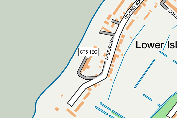 CT5 1EG map - OS OpenMap – Local (Ordnance Survey)