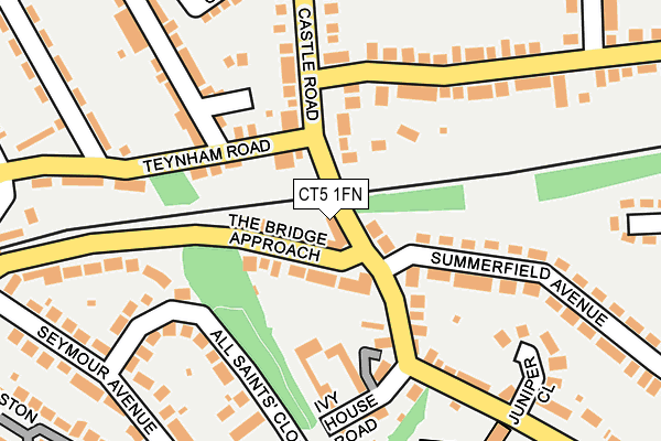 CT5 1FN map - OS OpenMap – Local (Ordnance Survey)