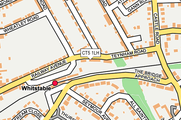 CT5 1LH map - OS OpenMap – Local (Ordnance Survey)