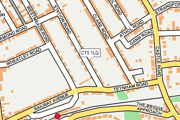 CT5 1LQ map - OS OpenMap – Local (Ordnance Survey)