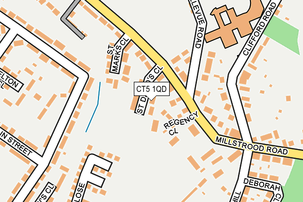 CT5 1QD map - OS OpenMap – Local (Ordnance Survey)