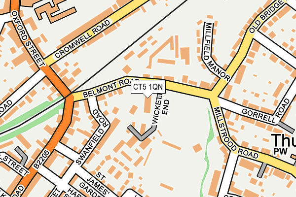 CT5 1QN map - OS OpenMap – Local (Ordnance Survey)