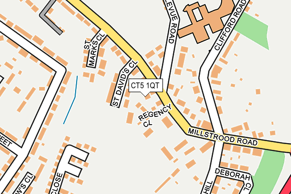 CT5 1QT map - OS OpenMap – Local (Ordnance Survey)