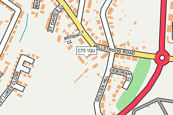 CT5 1QU map - OS OpenMap – Local (Ordnance Survey)
