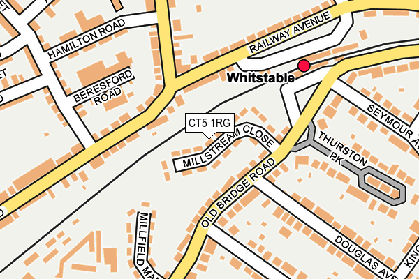 CT5 1RG map - OS OpenMap – Local (Ordnance Survey)