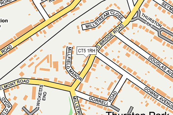 CT5 1RH map - OS OpenMap – Local (Ordnance Survey)