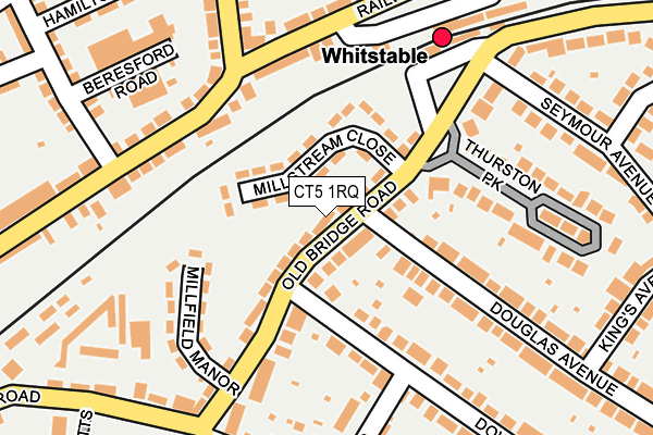 CT5 1RQ map - OS OpenMap – Local (Ordnance Survey)