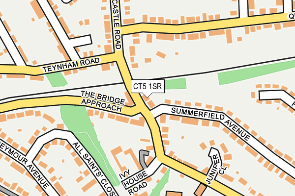 CT5 1SR map - OS OpenMap – Local (Ordnance Survey)