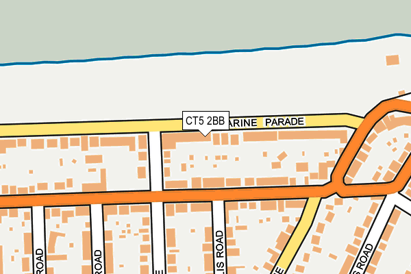 CT5 2BB map - OS OpenMap – Local (Ordnance Survey)
