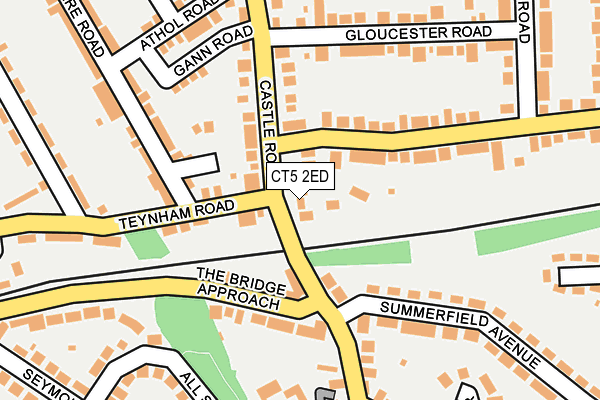 CT5 2ED map - OS OpenMap – Local (Ordnance Survey)