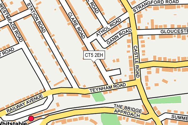 CT5 2EH map - OS OpenMap – Local (Ordnance Survey)