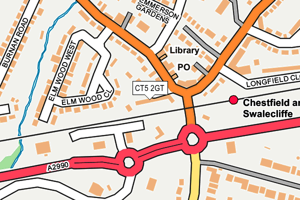 CT5 2GT map - OS OpenMap – Local (Ordnance Survey)