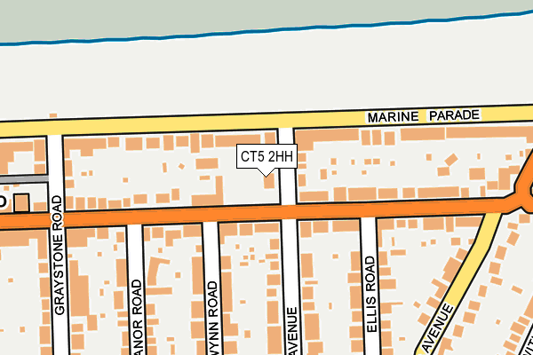 CT5 2HH map - OS OpenMap – Local (Ordnance Survey)