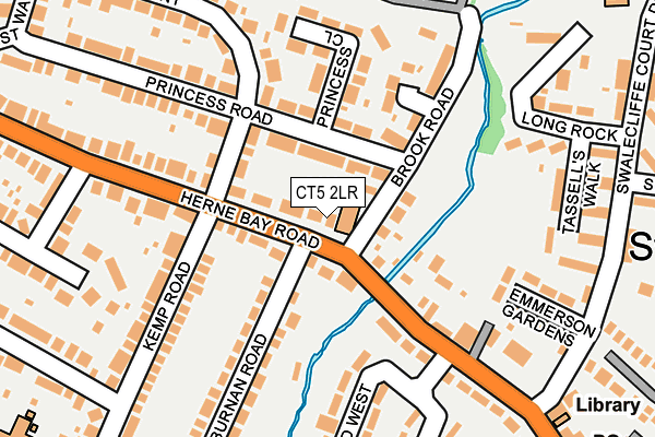 CT5 2LR map - OS OpenMap – Local (Ordnance Survey)