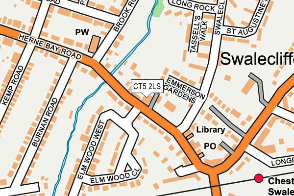 CT5 2LS map - OS OpenMap – Local (Ordnance Survey)