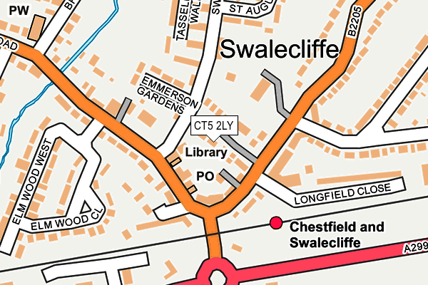 CT5 2LY map - OS OpenMap – Local (Ordnance Survey)