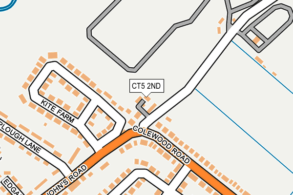 CT5 2ND map - OS OpenMap – Local (Ordnance Survey)