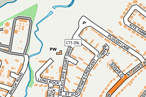 CT5 2NL map - OS OpenMap – Local (Ordnance Survey)