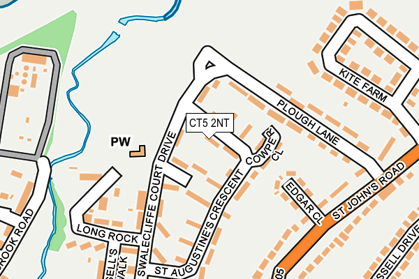 CT5 2NT map - OS OpenMap – Local (Ordnance Survey)