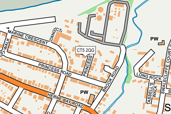 CT5 2QG map - OS OpenMap – Local (Ordnance Survey)