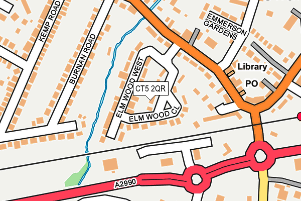 CT5 2QR map - OS OpenMap – Local (Ordnance Survey)