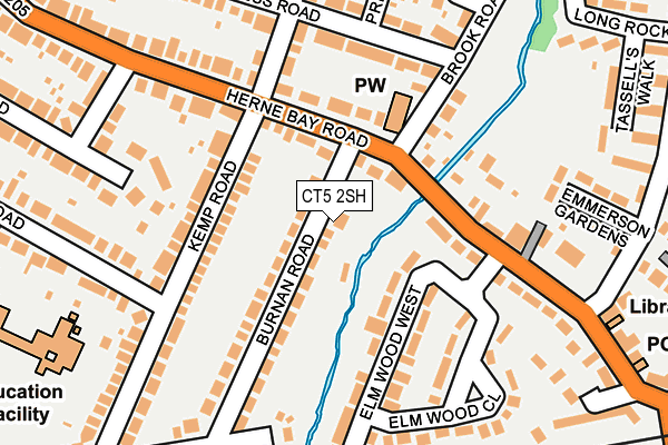 CT5 2SH map - OS OpenMap – Local (Ordnance Survey)