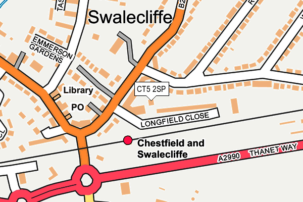 CT5 2SP map - OS OpenMap – Local (Ordnance Survey)