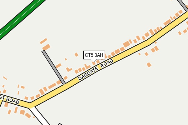 CT5 3AH map - OS OpenMap – Local (Ordnance Survey)
