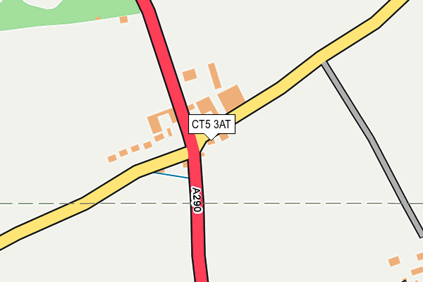 CT5 3AT map - OS OpenMap – Local (Ordnance Survey)