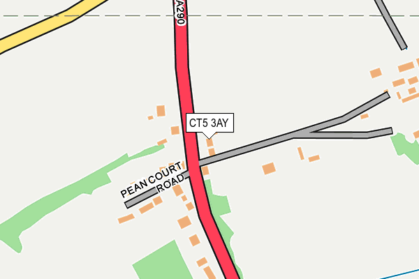 CT5 3AY map - OS OpenMap – Local (Ordnance Survey)