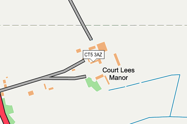CT5 3AZ map - OS OpenMap – Local (Ordnance Survey)