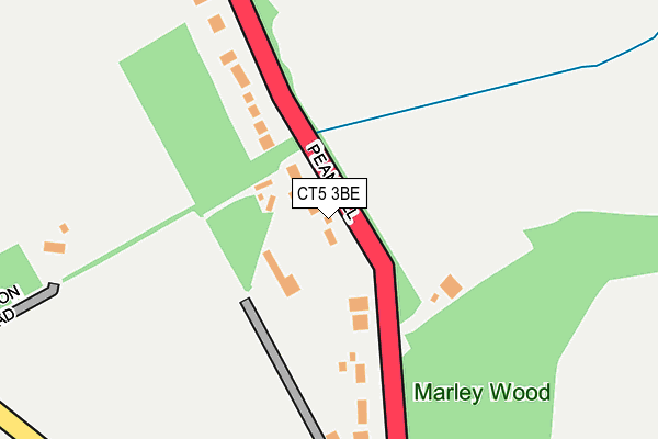 CT5 3BE map - OS OpenMap – Local (Ordnance Survey)