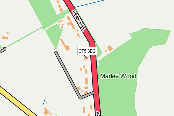 CT5 3BG map - OS OpenMap – Local (Ordnance Survey)