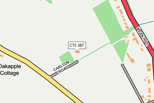 CT5 3BT map - OS OpenMap – Local (Ordnance Survey)