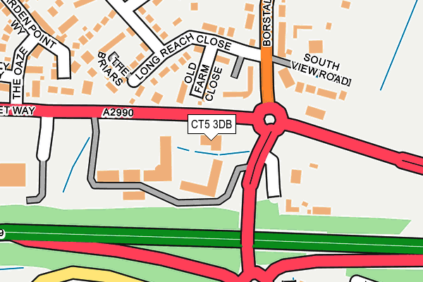 CT5 3DB map - OS OpenMap – Local (Ordnance Survey)