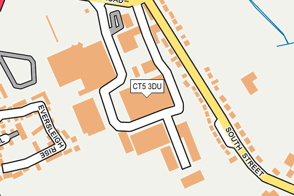 CT5 3DU map - OS OpenMap – Local (Ordnance Survey)