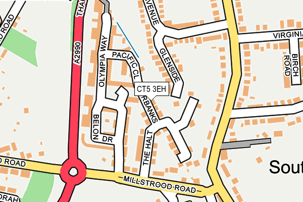 CT5 3EH map - OS OpenMap – Local (Ordnance Survey)