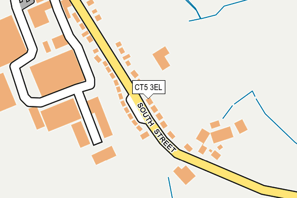 CT5 3EL map - OS OpenMap – Local (Ordnance Survey)
