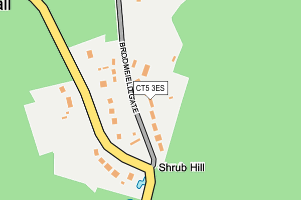 CT5 3ES map - OS OpenMap – Local (Ordnance Survey)