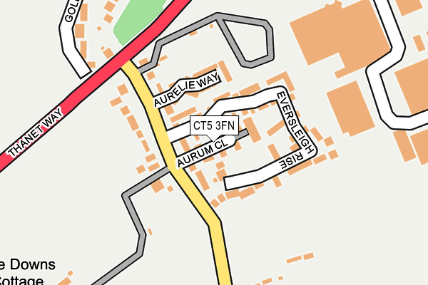 CT5 3FN map - OS OpenMap – Local (Ordnance Survey)