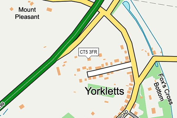 CT5 3FR map - OS OpenMap – Local (Ordnance Survey)