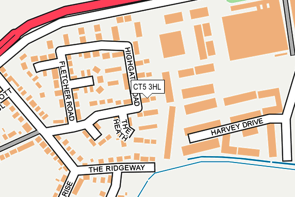 CT5 3HL map - OS OpenMap – Local (Ordnance Survey)