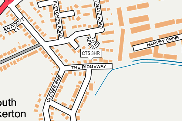 CT5 3HR map - OS OpenMap – Local (Ordnance Survey)