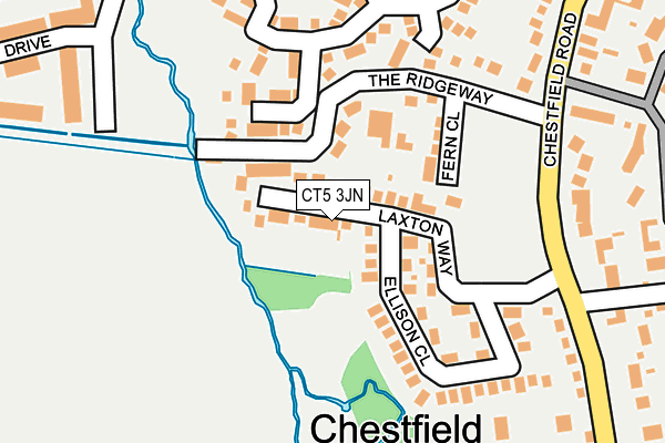 CT5 3JN map - OS OpenMap – Local (Ordnance Survey)